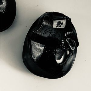 Build a  Bear black patent flat shoes